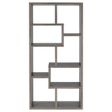 Theo - 10-Shelf Geometric Bookcase