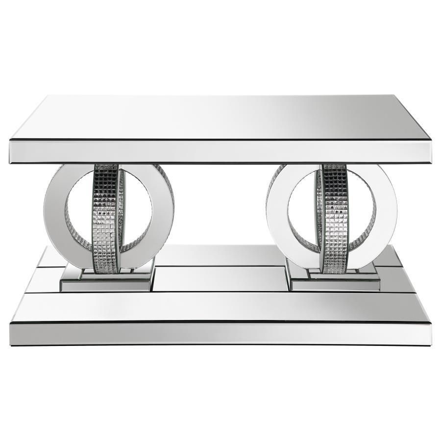 Breena - Mirrored Coffee Table Set