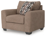 Triston-Peaks - Suede - Chair And A Half