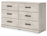 Shawburn - Whitewash - Six Drawer Dresser