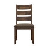 Alston - Ladder Back Dining Side Chairs (Set of 2) - Knotty Nutmeg And Gray