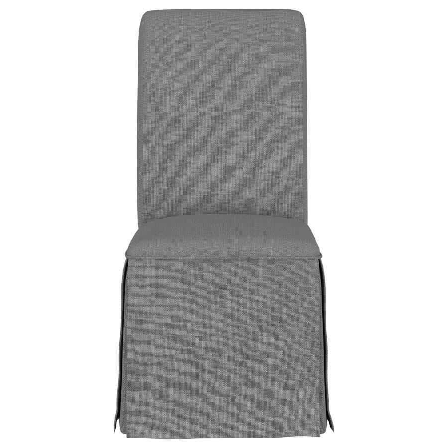 Shawna - Upholstered Skirted Parson Dining Side Chair (Set of 2)