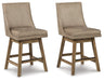 Tallenger - Swivel Barstool (Set of 2)