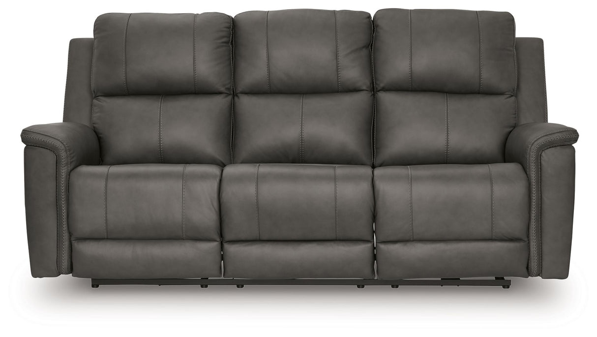 Bleckley - Anchor - Power Reclining Sofa With Adjustable Headrest