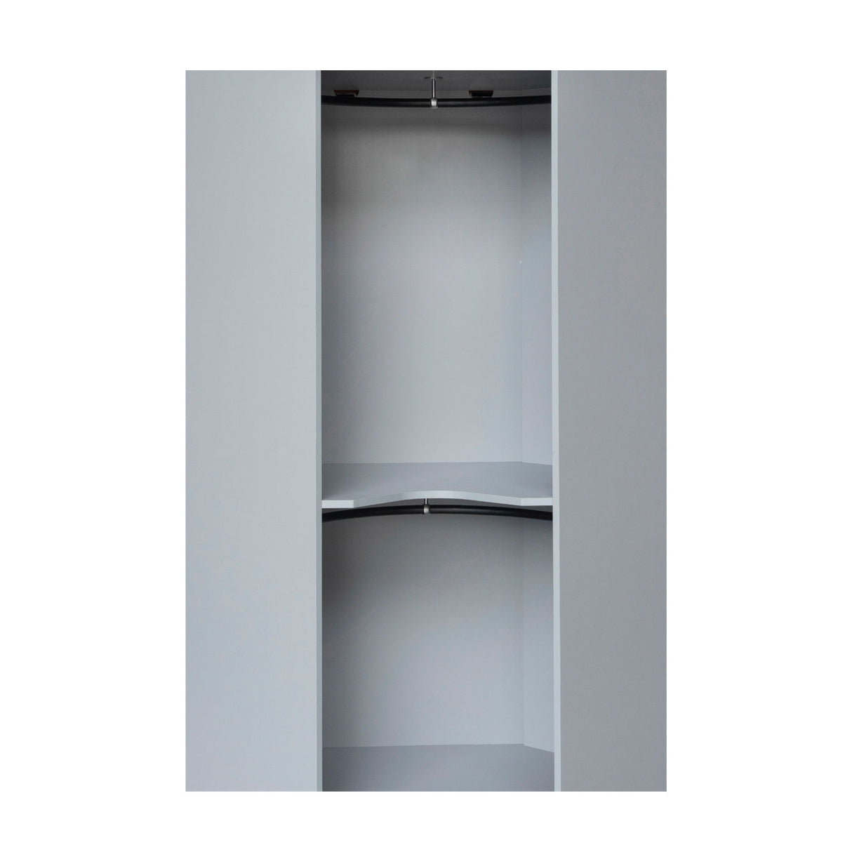 Polygon - Corner Wardrobe - Gray