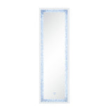 Noralie - Floor Mirror - Mirrored & Faux Diamonds - 60"