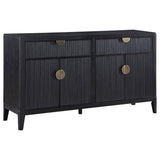 Brookmead - 2-Drawer Sideboard Buffet With Storage Cabinet - Black