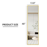 4th Generation Wall Mounted Full Body Mirror For Bathroom Bedroom Decorative Use - Transparent