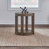Broadmore - Round Chairside Table - Brown