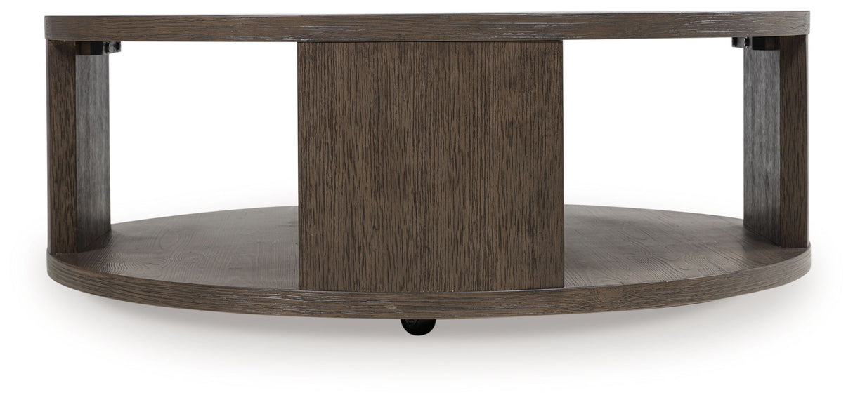 Neo - Rich Brown - Round Cocktail Table