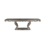 Ariadne - Dining Table With Pedestal - Antique Platinum