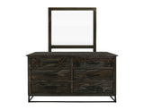Dark Teak - Mirror - Oil Black