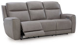 5Z-Comfort - Relaxation - Coin - Power Reclining Sofa with Adj Headrest