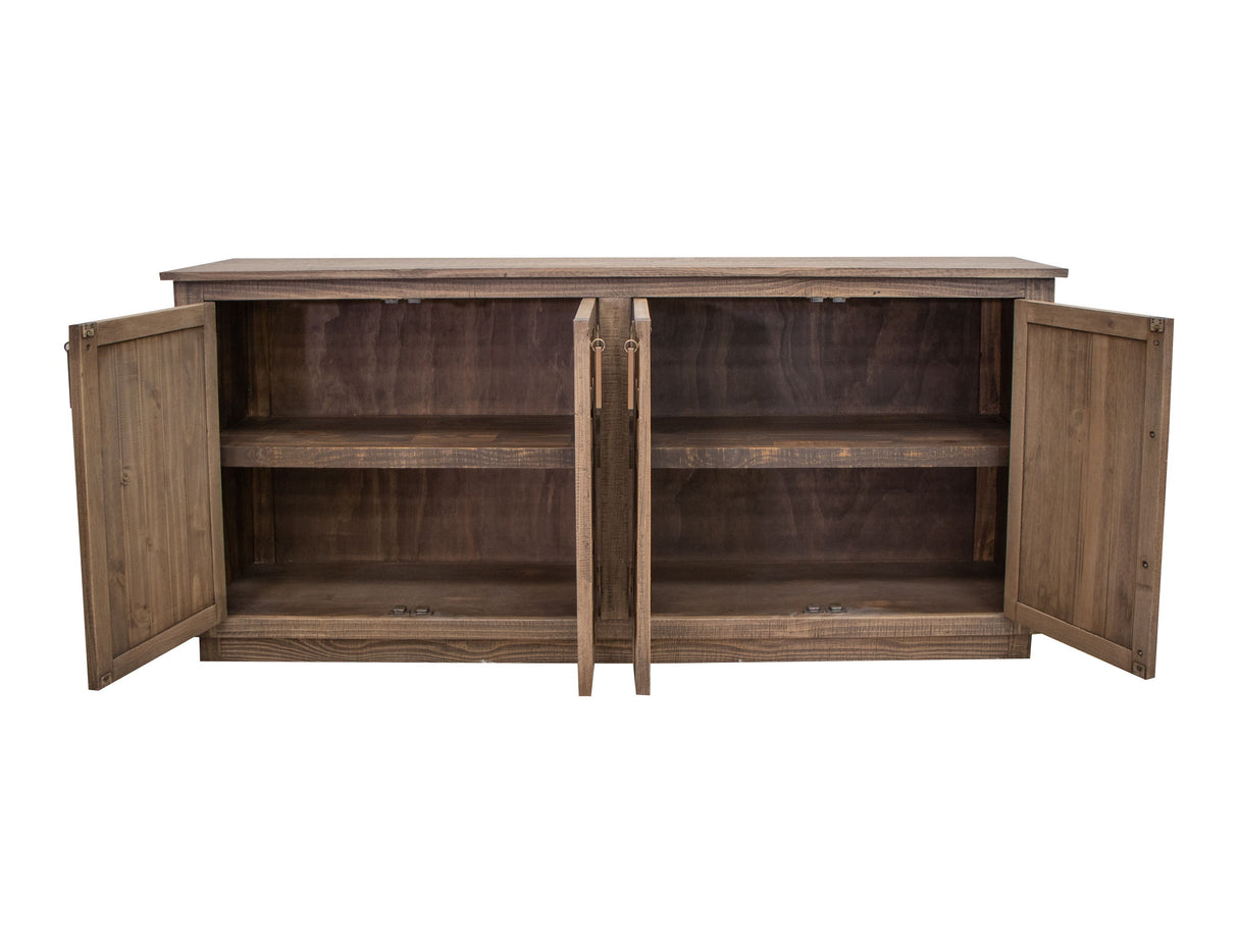 London - 4 Door Console - Walnut Brown