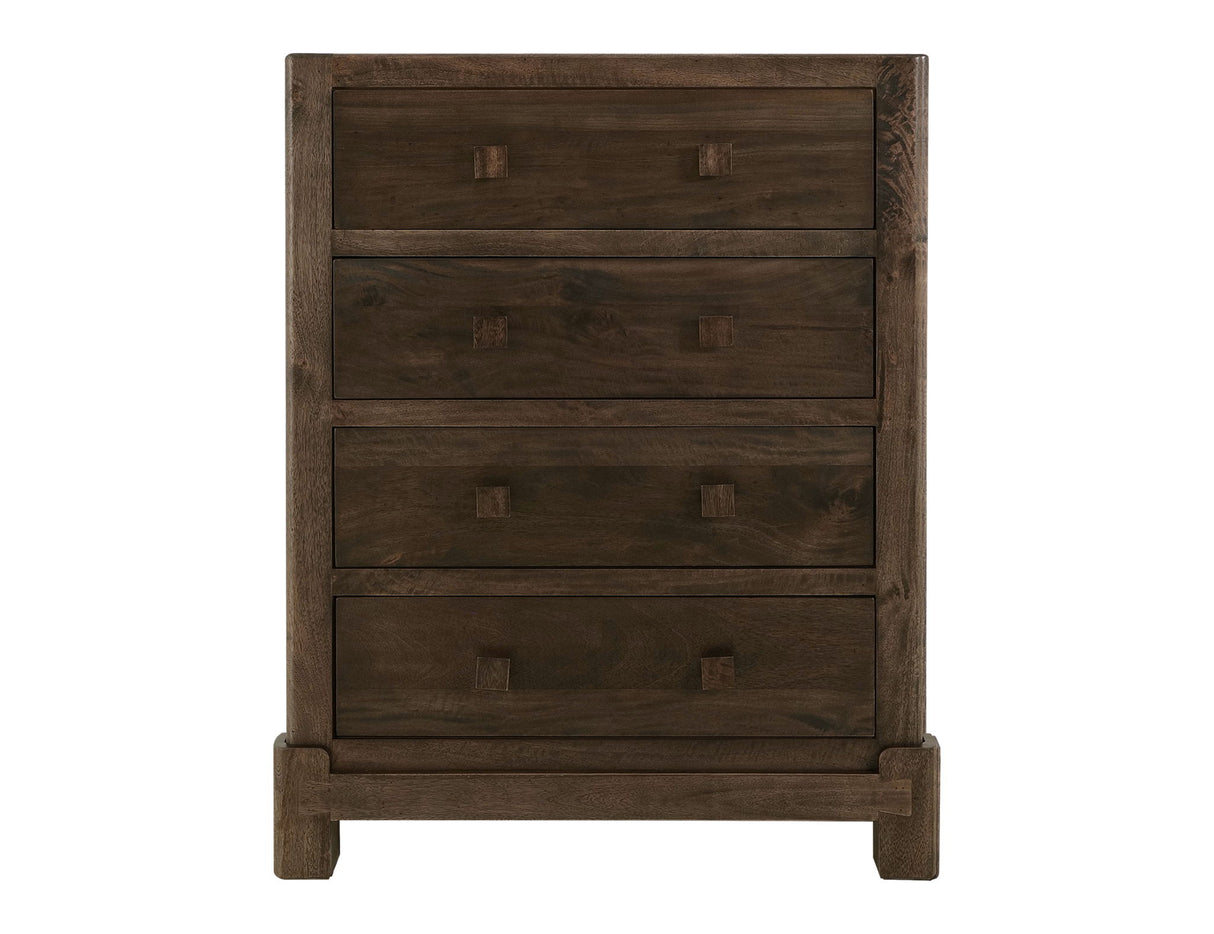 Dark Atenas - 4-Drawer Chest - Brown