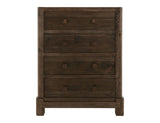 Dark Atenas - 4-Drawer Chest - Brown