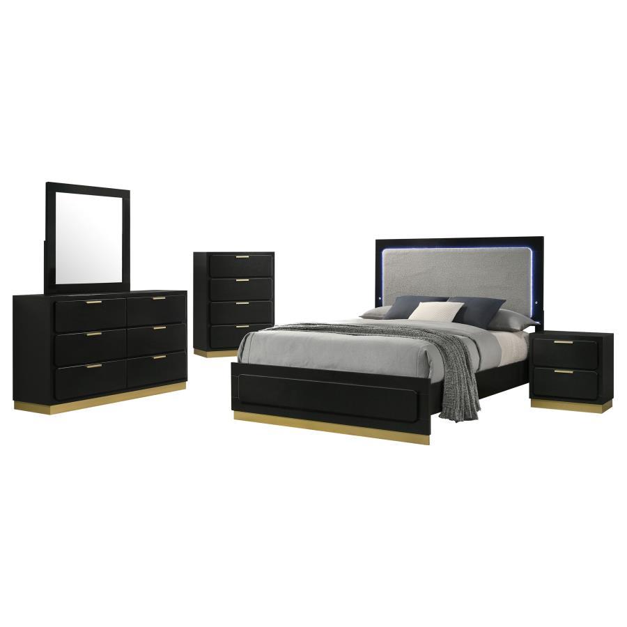 Caraway - Bedroom Set With LED Headboard