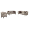 Ellorie - Upholstered Curved Sofa Set