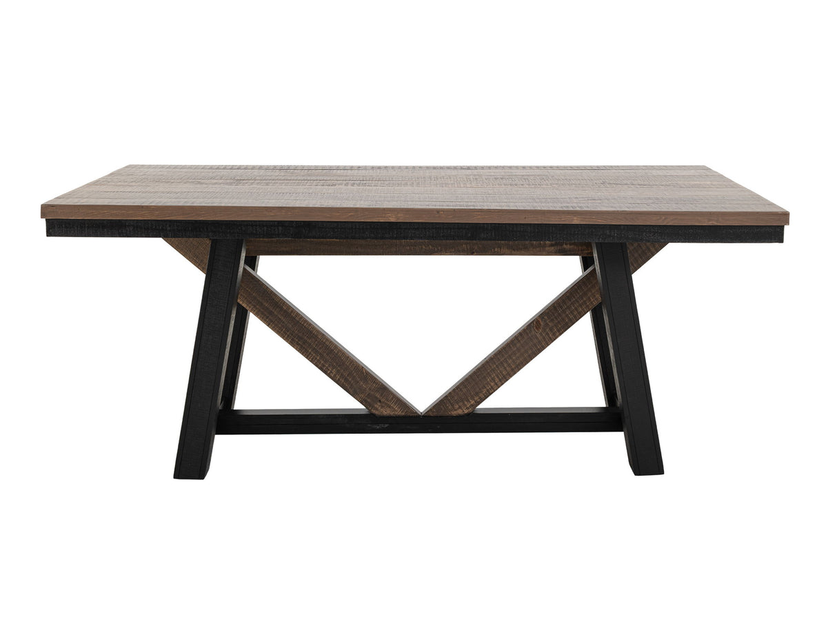 Antique Gray - Table - Gray / Brown