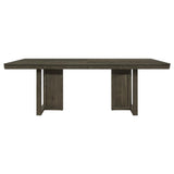 Kelly - Rectangular Wood Dining Table - Dark Gray