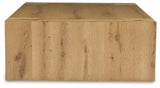 Bracken - Light Brown - Rectangular Cocktail Table