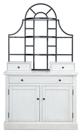 Greddinton - White - Baker's Rack