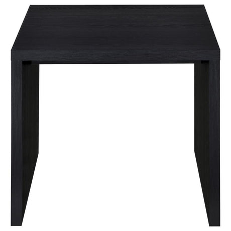 Knapp - Engineered Wood Square Side End Table - Black