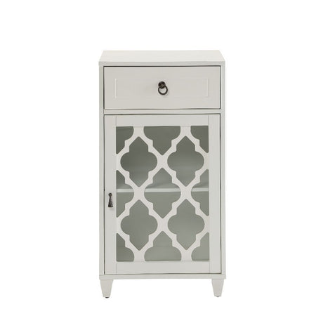 Ceara - Accent Table - White - 33"