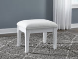 Chalanna - White - Vanity Stool