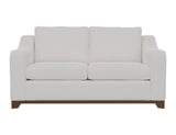 Natural Parota - Loveseat - Mink Withe