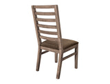 White Balam - Upholstered Seat Wooden Chair (Set of 2) - Ivory White