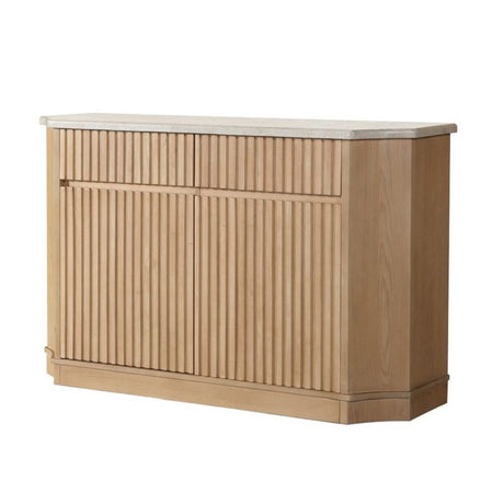 Qwin - Server With Marble Top - Oak