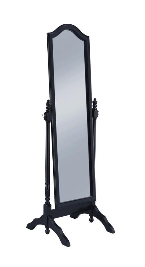 Cabot - Rectangular Cheval Mirror with Arched Top