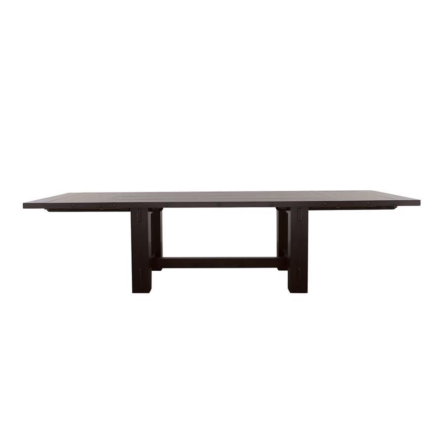 Calandra - Rectangle Dining Table With Extension Leaf - Vintage Java