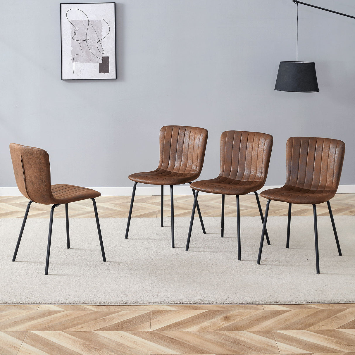 Luxury Minimalist Dining Chairs (Set of 4)