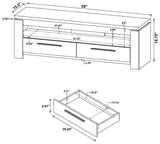 Elkton - 2-Drawer TV Console