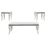 Carone - Glass Top Coffee Table Set