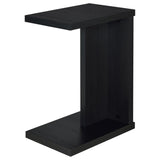 Clower - Engineered Wood C-Shaped Sofa Side Table