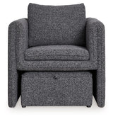 Vreni - Charcoal / Black - Accent Chair