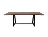 Walnut - Trestle Dining Table - Walnut Brown