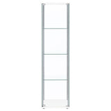 Bellatrix - Rectangular 4-shelf Curio Cabinet