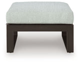 Beachloft - Black / Gray - Ottoman With Cushion