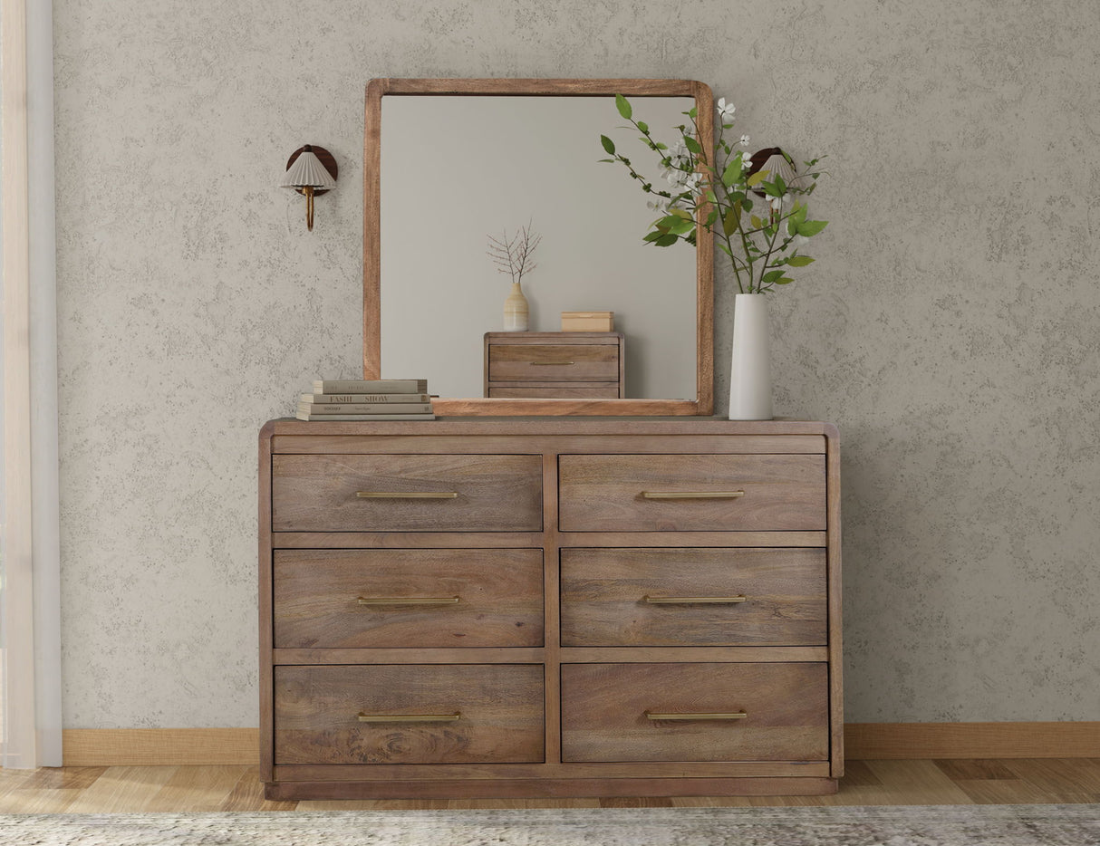 Mezquite - Mirror - Brown