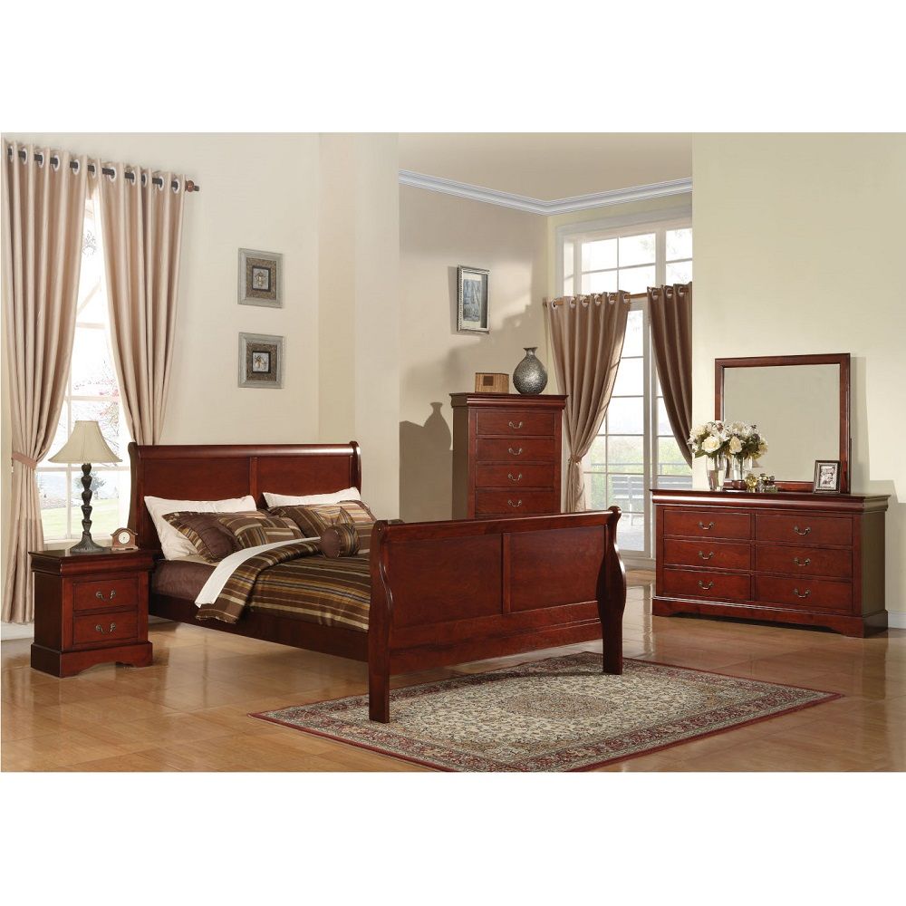 Louis Philippe III - Bed (FB 34"H)