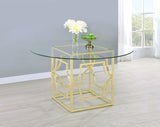 Starlight - Round Glass Top Dining Table