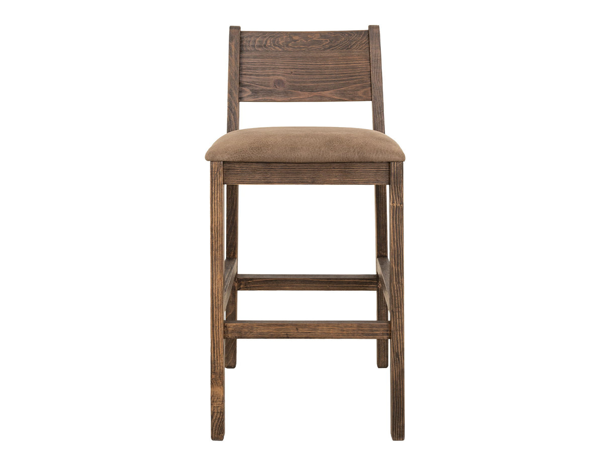 Novus Lodge - Barstool (Set of 2) - Walnut Brown