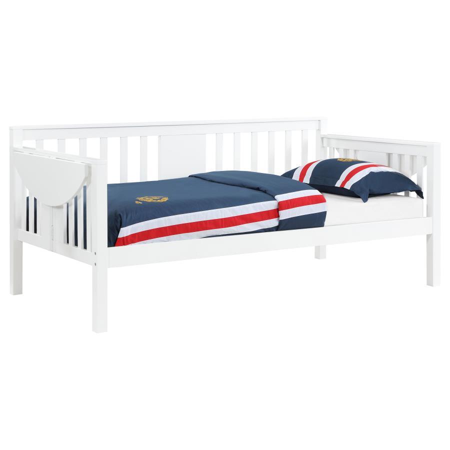 Bethany - Wood Twin Daybed With Drop-down Tables