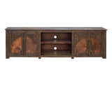 Blackburn - TV Stand - Charred Brown