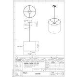 Surya Elisa Ceiling Light