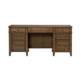 Carolina Park - Jr Executive Credenza - Brown
